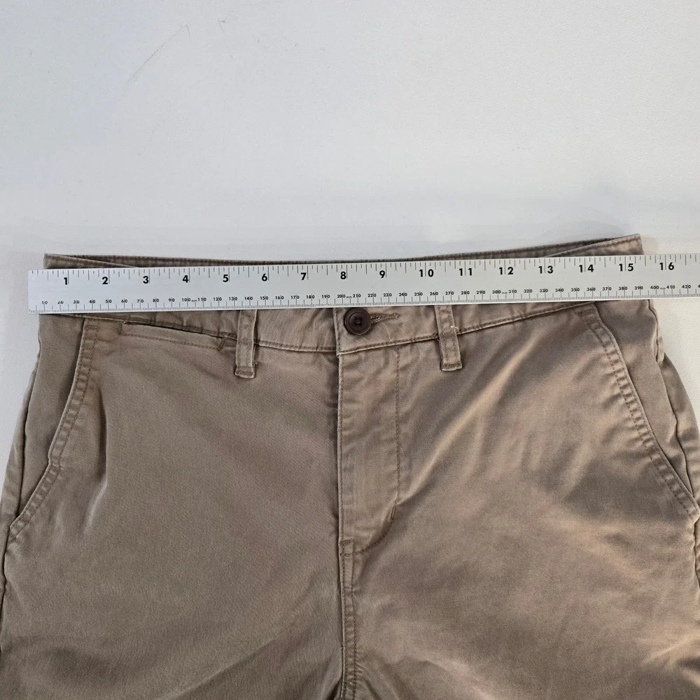 Katin Corey Pant Mens 30 Tan Brown Slim Straight Chino Tencel Stretch Khaki Golf